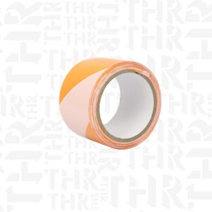 Fita Demarcação de Área - Laranja e Branco